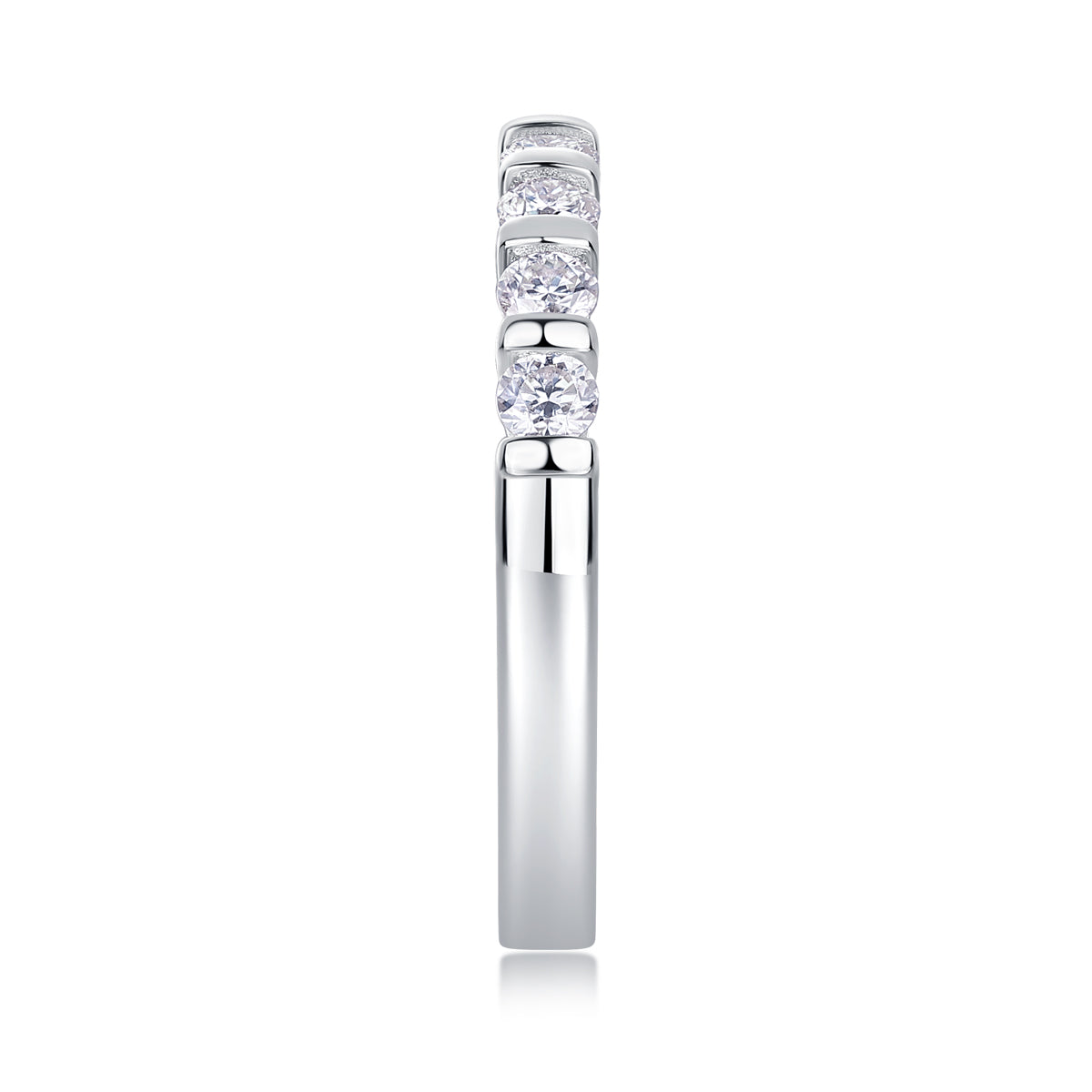 1Luxury Fashion Diamond Ring, Moissanite Silver Ring Prohibit TikTok sales