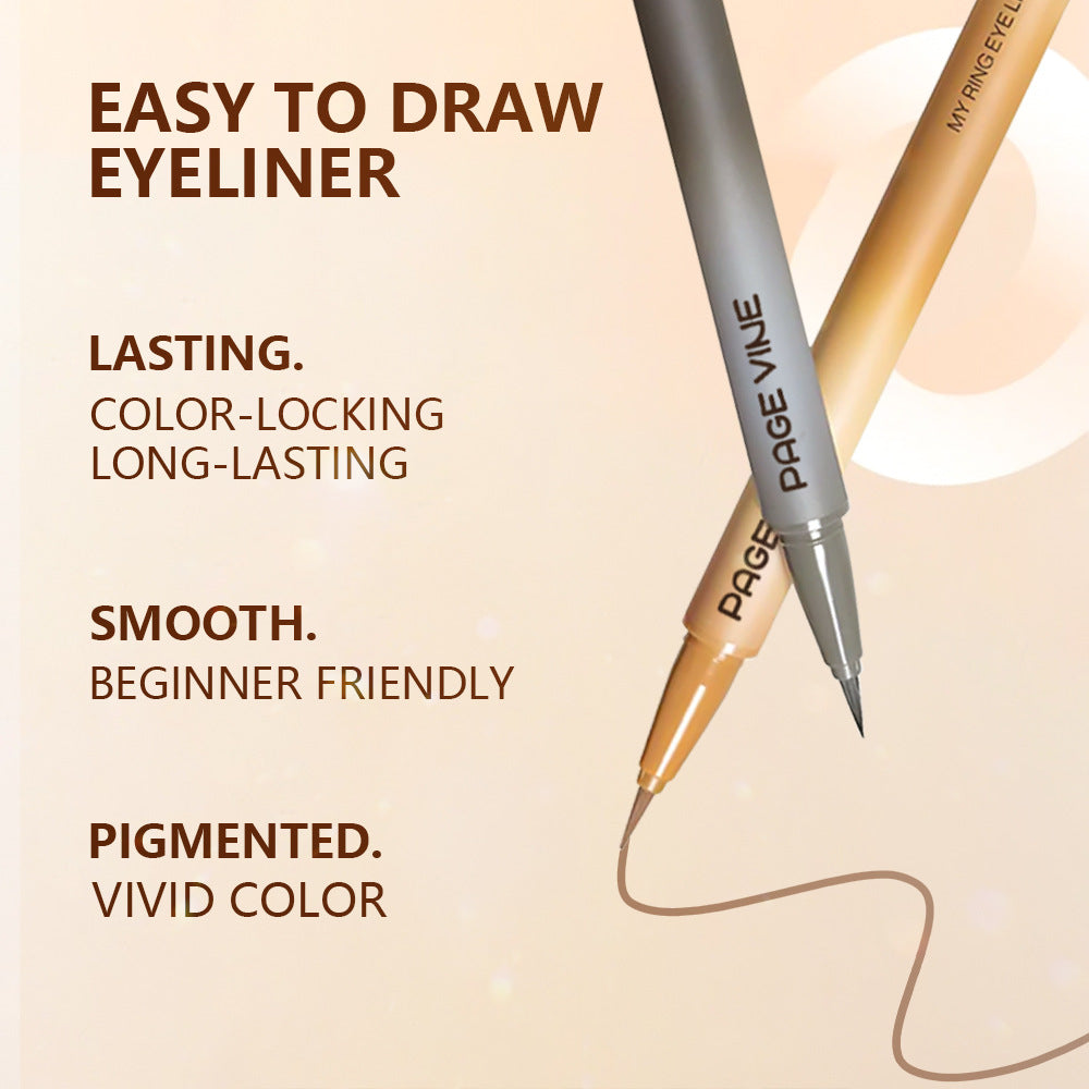 Color Liquid Eyelinerwaterproof Sweatproof Long-lasting And Smudge-proof