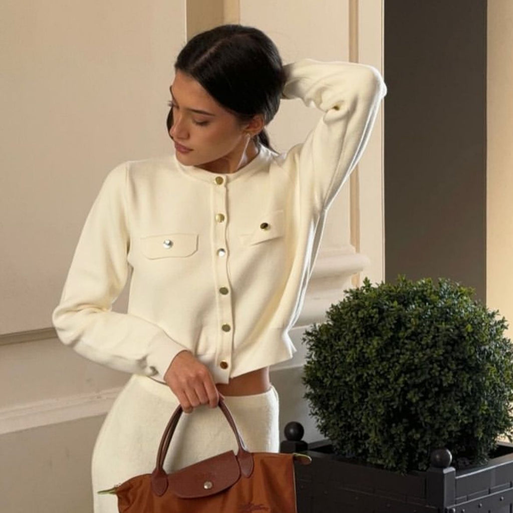 Elegant, Versatile Long-sleeve Knit Cardigan Sweater Coat
