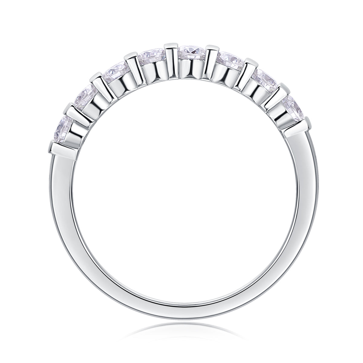 1Luxury Fashion Diamond Ring, Moissanite Silver Ring Prohibit TikTok sales