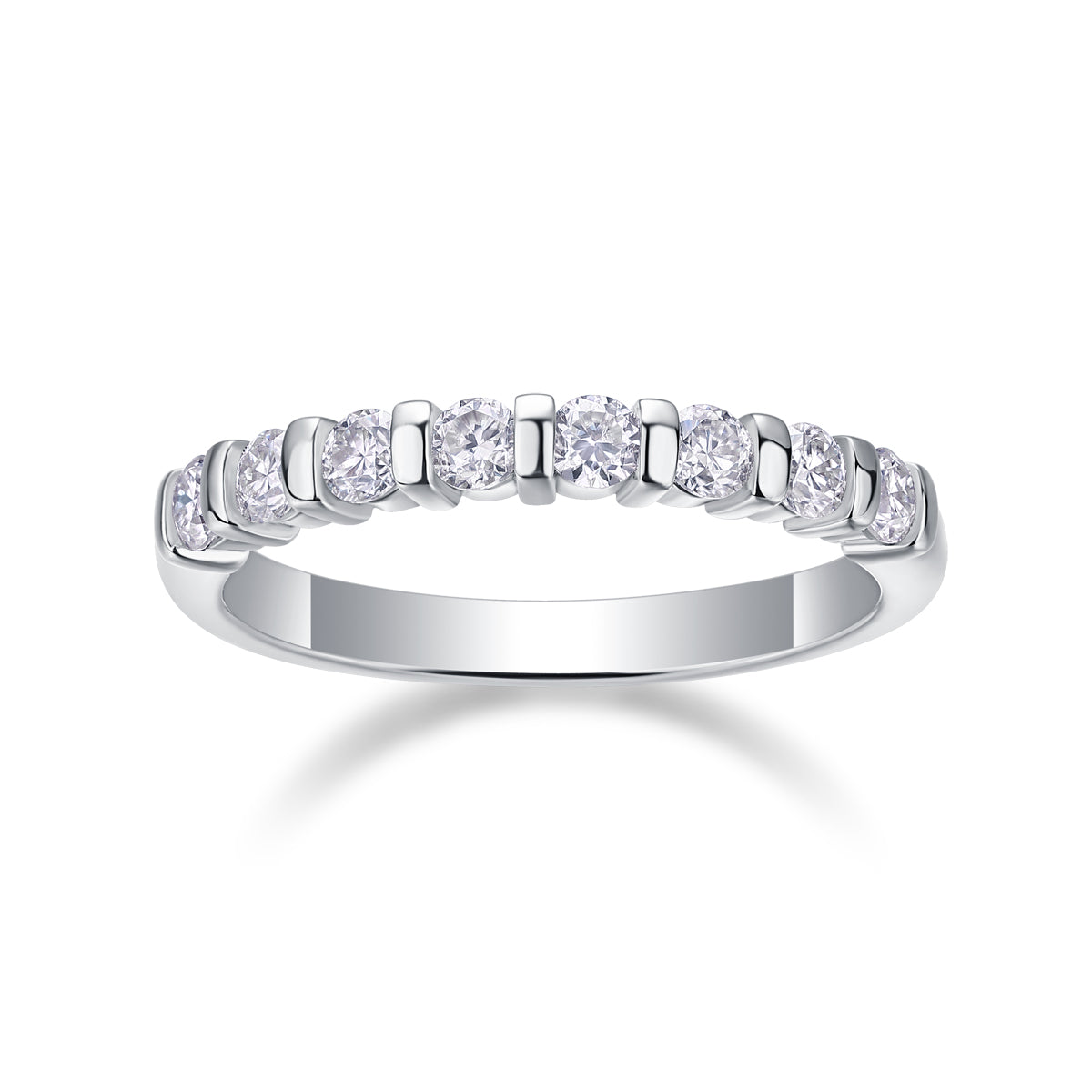 1Luxury Fashion Diamond Ring, Moissanite Silver Ring Prohibit TikTok sales
