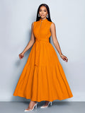 Strap And Lace Patchwork Dress For Women