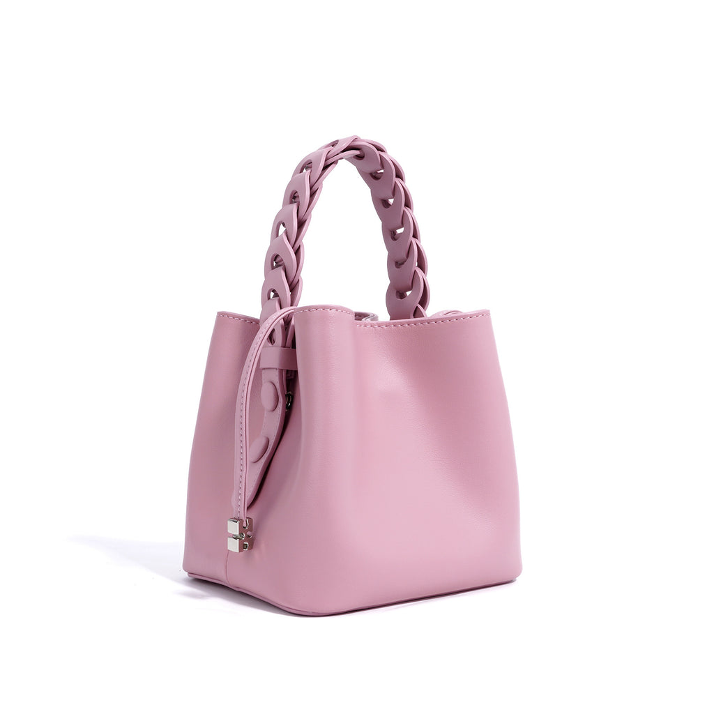 Hand-woven Fashion Mini Cross Body Bucket Bag