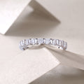 1Luxury Fashion Diamond Ring, Moissanite Silver Ring Prohibit TikTok sales