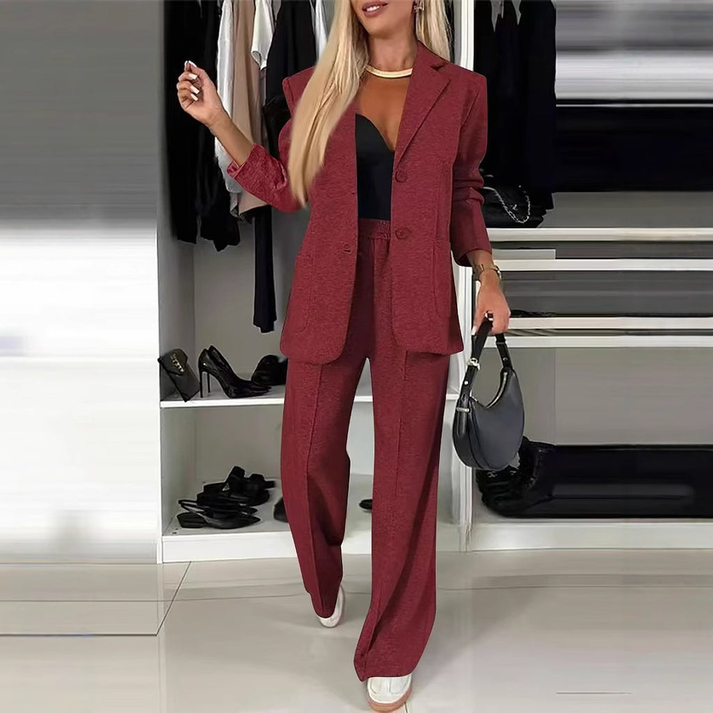 New Fashionable Casual Printed Suit Set For Women