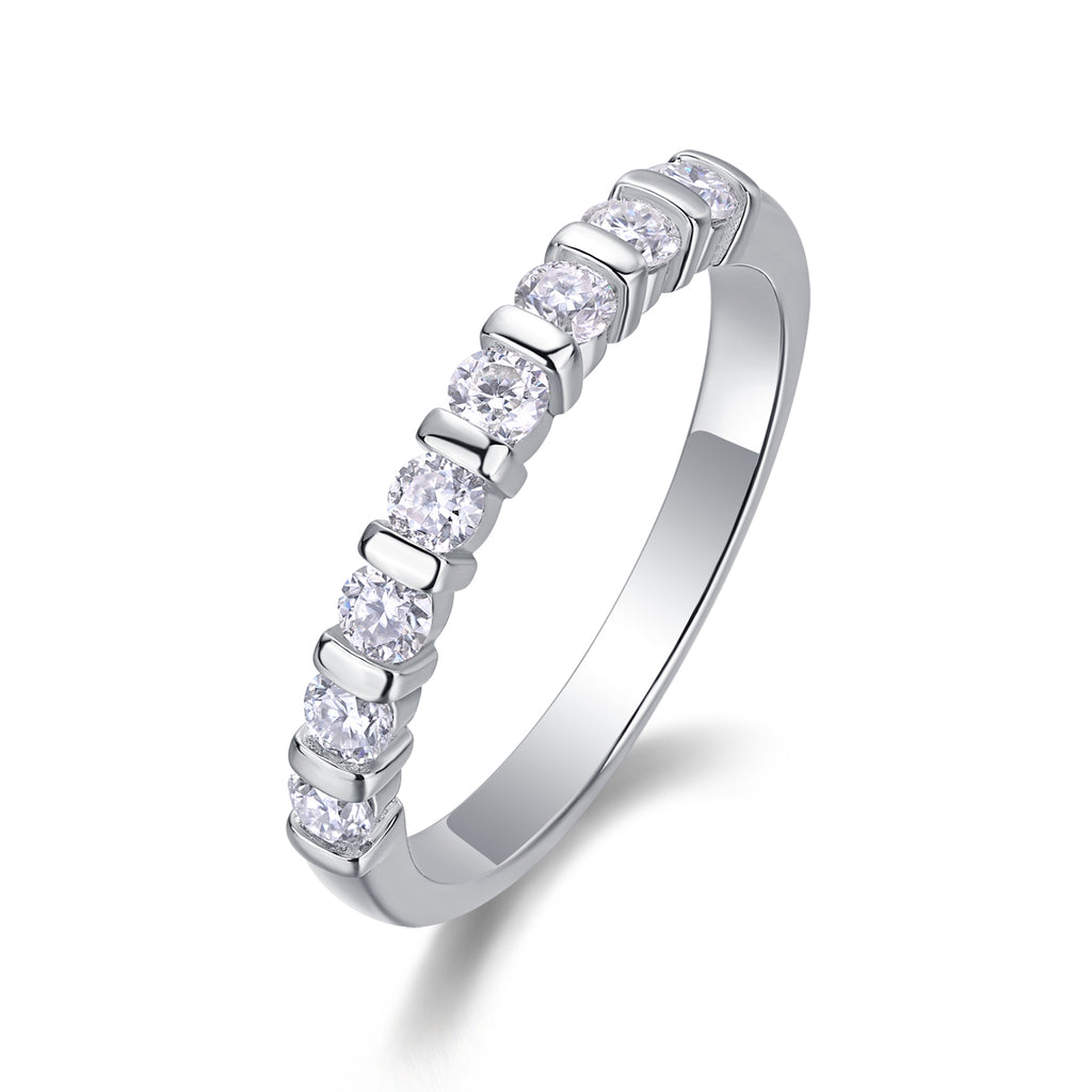 1Luxury Fashion Diamond Ring, Moissanite Silver Ring Prohibit TikTok sales